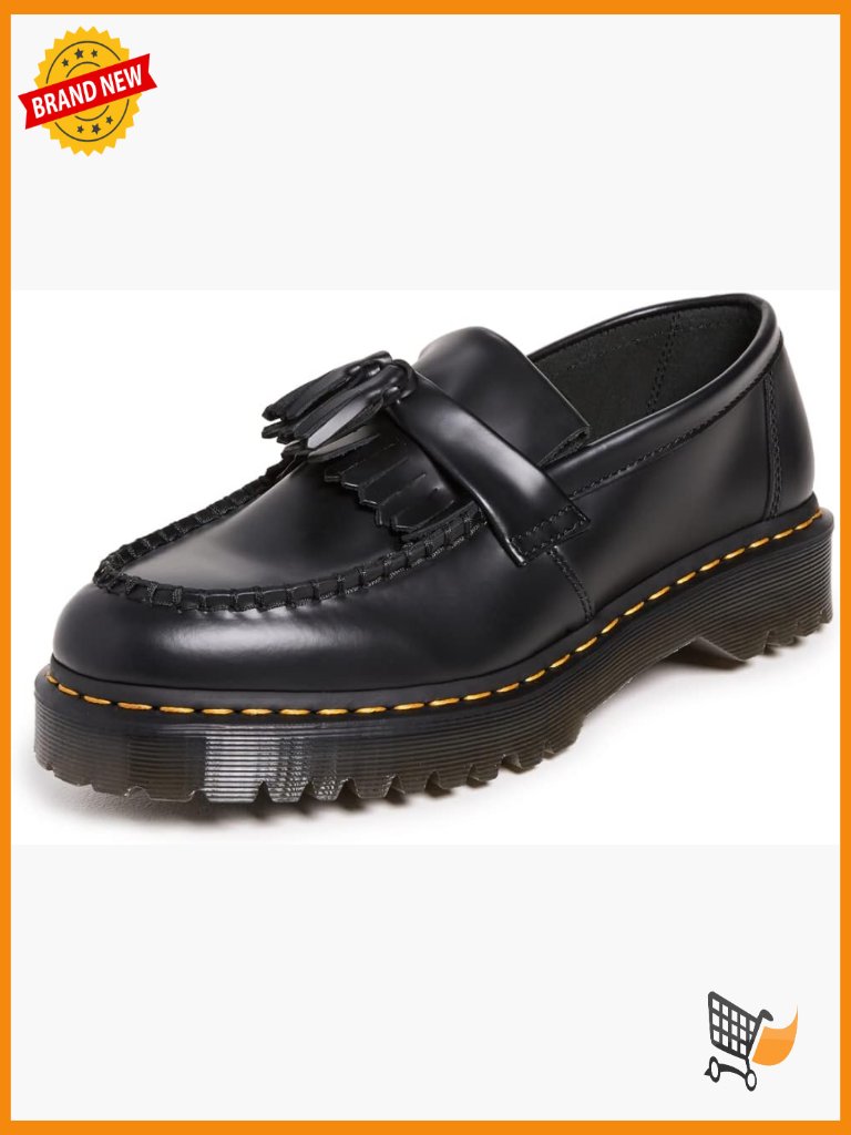 Leather Tassel Loafers With Platform Sole